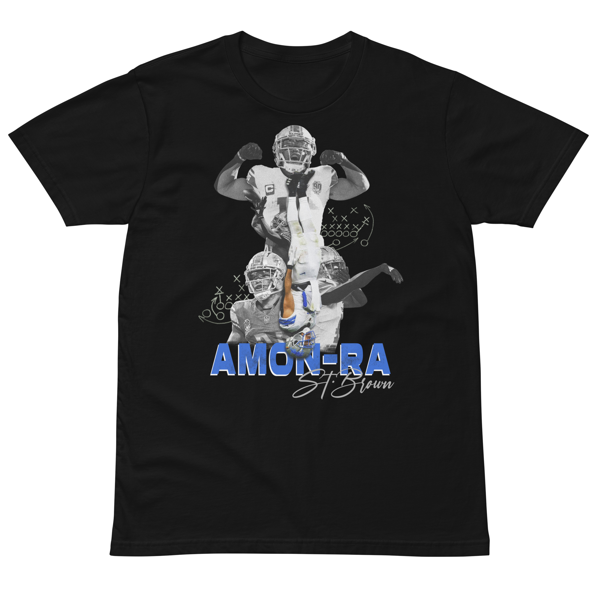 Amon-Ra St. Brown Vintage Bootleg T-Shirt